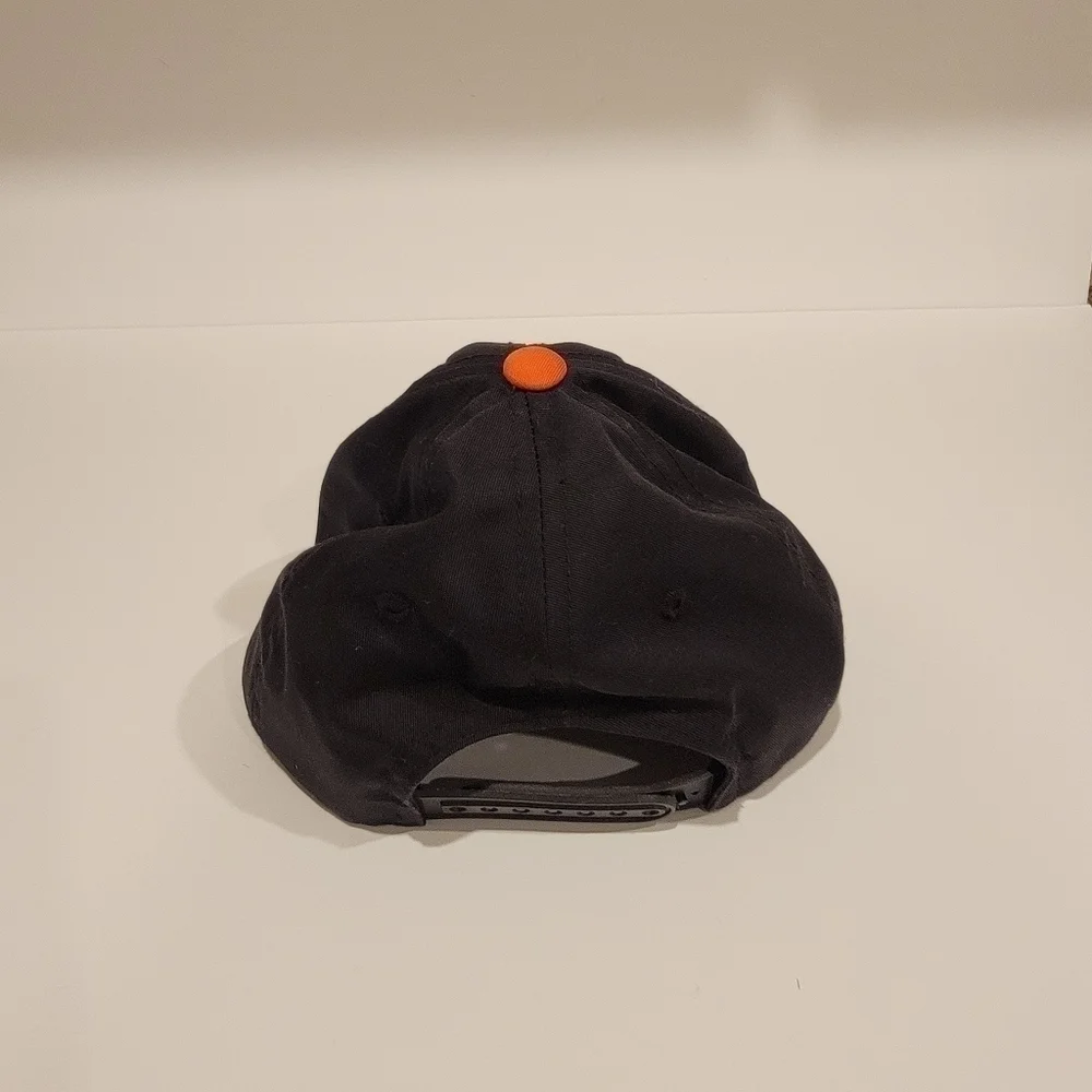 San Francisco Giants snapback hat traditional black and orange